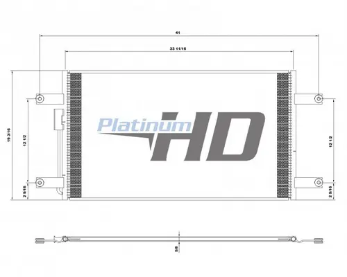 FREIGHTLINER CASCADIA AIR CONDITIONER CONDENSER