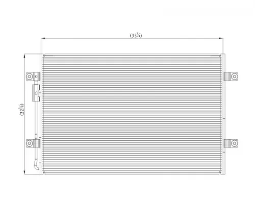 FREIGHTLINER CASCADIA AIR CONDITIONER CONDENSER