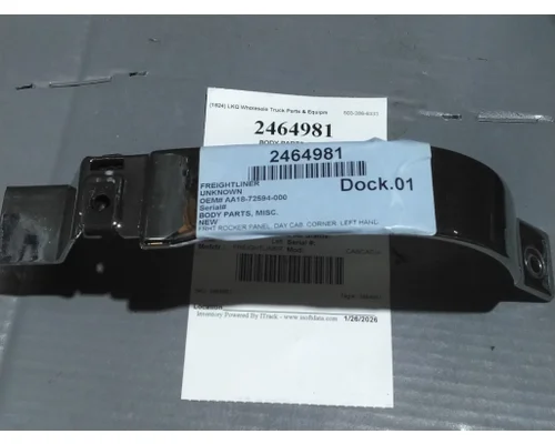 FREIGHTLINER CASCADIA BODY PARTS, MISC.