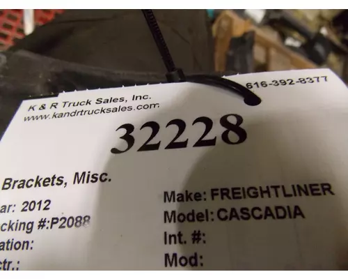 FREIGHTLINER CASCADIA Brackets, Misc.