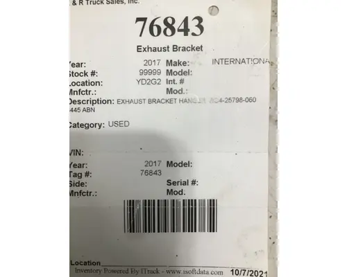 FREIGHTLINER CASCADIA Brackets, Misc.