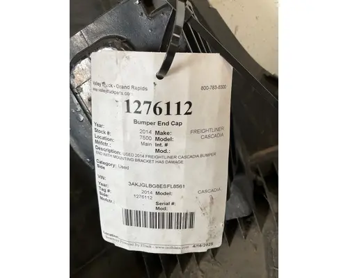 FREIGHTLINER CASCADIA Bumper End Cap