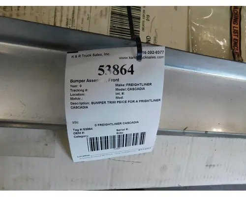 FREIGHTLINER CASCADIA Bumper Filler Panel