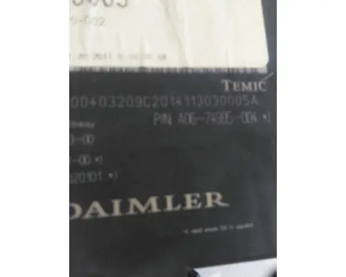 FREIGHTLINER CASCADIA CAB CONTROL UNIT MODULE