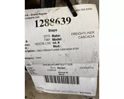 FREIGHTLINER CASCADIA Catwalk