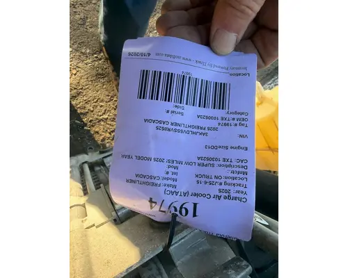 FREIGHTLINER CASCADIA Charge Air Cooler (ATAAC)