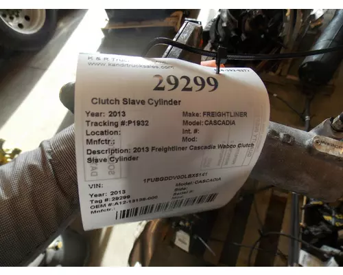 FREIGHTLINER CASCADIA Clutch Slave Cylinder