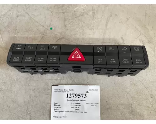 FREIGHTLINER CASCADIA DashConsole Switch