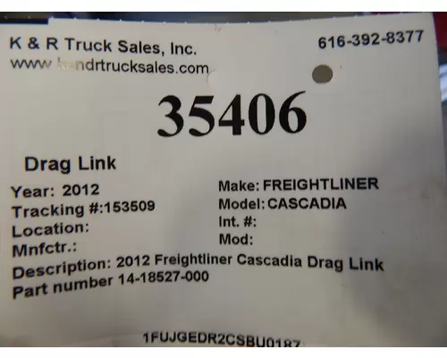 FREIGHTLINER CASCADIA Drag Link