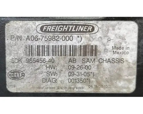 FREIGHTLINER CASCADIA Electronic Chassis Control Modules