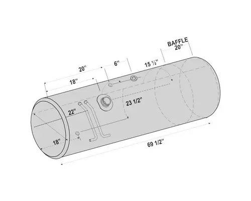 FREIGHTLINER CASCADIA FUEL TANK