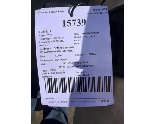 FREIGHTLINER CASCADIA Fuel Tank