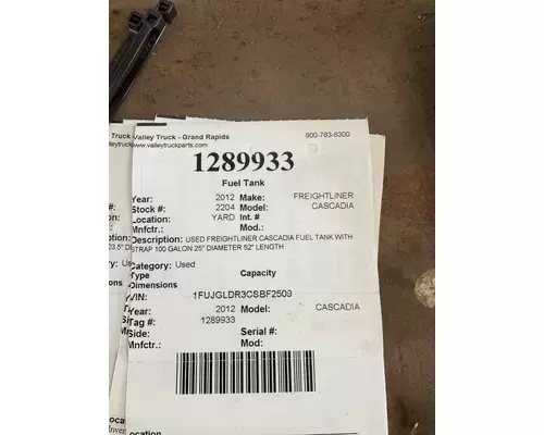 FREIGHTLINER CASCADIA Fuel Tank