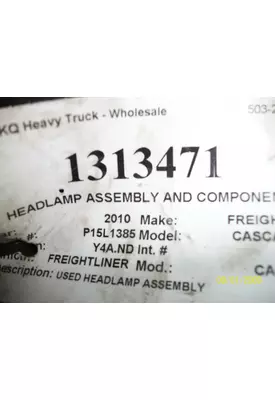 FREIGHTLINER CASCADIA HEADLAMP ASSEMBLY