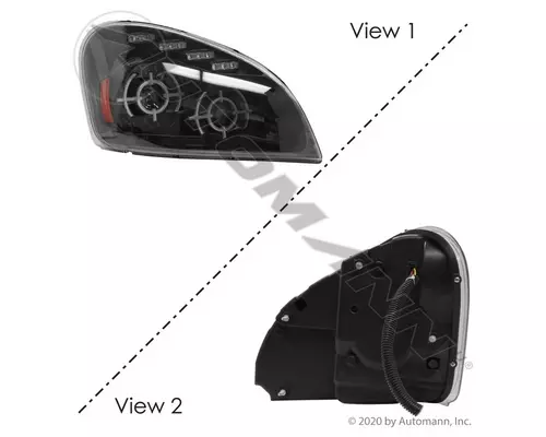 FREIGHTLINER CASCADIA HEADLAMP ASSEMBLY