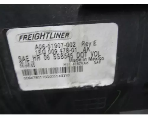 FREIGHTLINER CASCADIA HEADLAMP ASSEMBLY