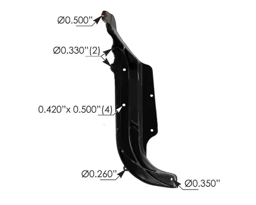 FREIGHTLINER CASCADIA HOOD PARTS