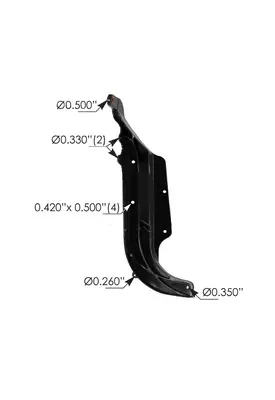 FREIGHTLINER CASCADIA HOOD PARTS