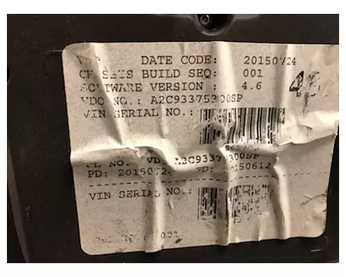 FREIGHTLINER CASCADIA Instrument Cluster