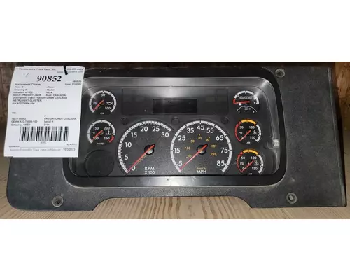 FREIGHTLINER CASCADIA Instrument Cluster