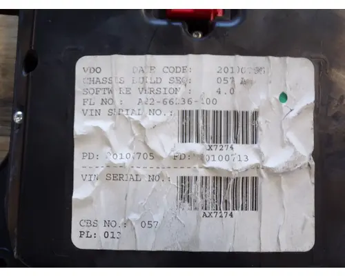 FREIGHTLINER CASCADIA Instrument Cluster