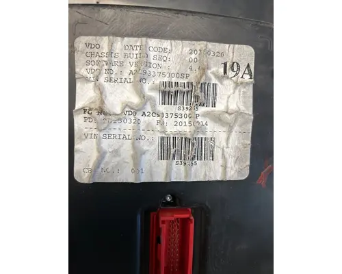 FREIGHTLINER CASCADIA Instrument Cluster