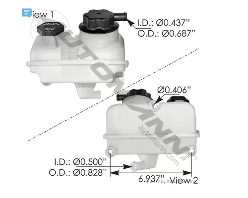 FREIGHTLINER CASCADIA POWER STEERING RESERVOIR