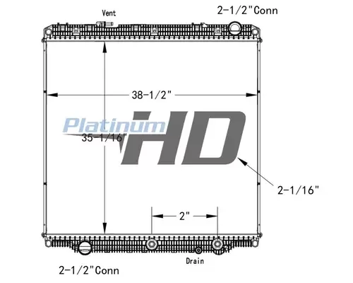 FREIGHTLINER CASCADIA RADIATOR ASSEMBLY