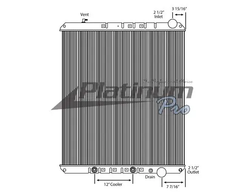 FREIGHTLINER CASCADIA RADIATOR ASSEMBLY