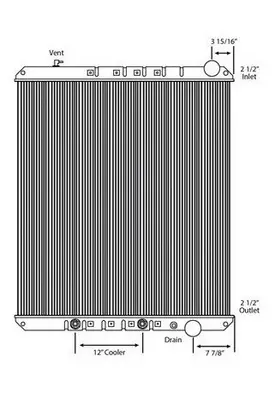 FREIGHTLINER CASCADIA RADIATOR ASSEMBLY