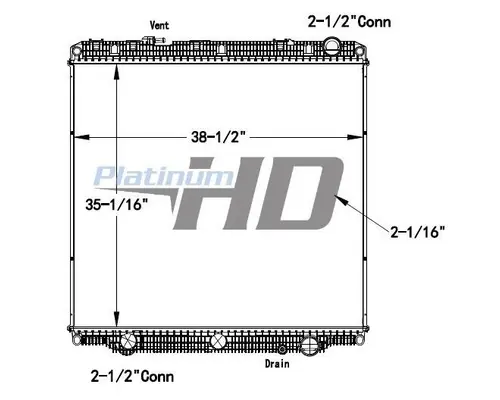 FREIGHTLINER CASCADIA RADIATOR ASSEMBLY