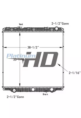 FREIGHTLINER CASCADIA RADIATOR ASSEMBLY