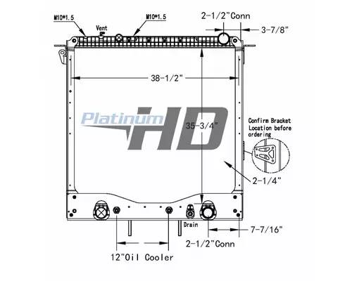 FREIGHTLINER CASCADIA RADIATOR ASSEMBLY