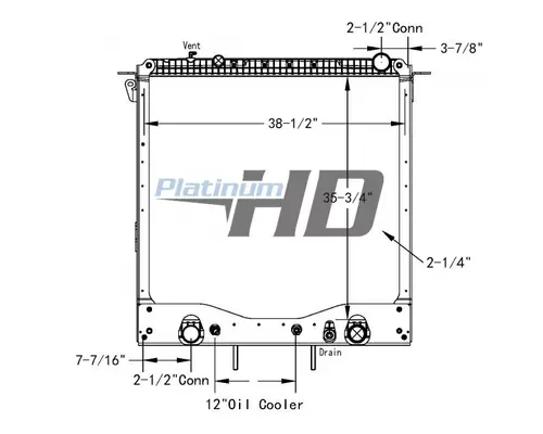 FREIGHTLINER CASCADIA RADIATOR ASSEMBLY