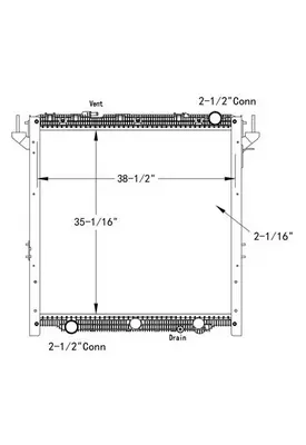 FREIGHTLINER CASCADIA RADIATOR ASSEMBLY
