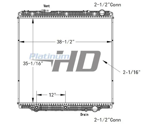 FREIGHTLINER CASCADIA RADIATOR ASSEMBLY
