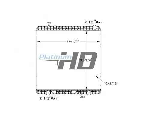 FREIGHTLINER CASCADIA RADIATOR ASSEMBLY