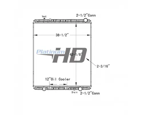 FREIGHTLINER CASCADIA RADIATOR ASSEMBLY