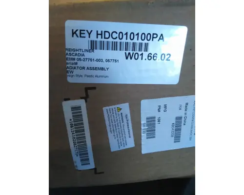 FREIGHTLINER CASCADIA RADIATOR ASSEMBLY