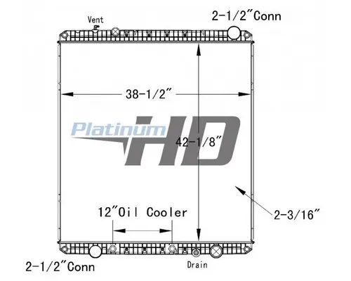 FREIGHTLINER CASCADIA RADIATOR ASSEMBLY