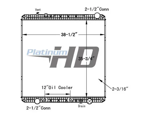 FREIGHTLINER CASCADIA RADIATOR ASSEMBLY
