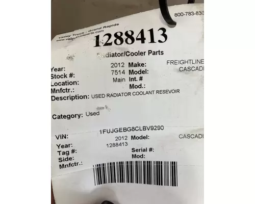 FREIGHTLINER CASCADIA RadiatorCooler Parts