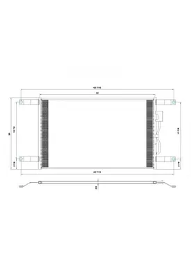 FREIGHTLINER CENTURY 112 AIR CONDITIONER CONDENSER