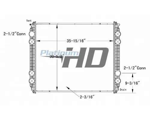 FREIGHTLINER CENTURY 120 RADIATOR ASSEMBLY