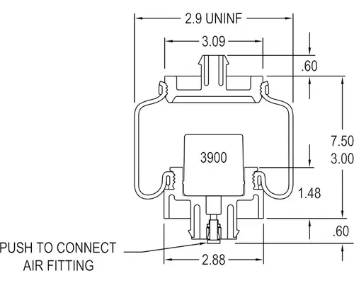 FREIGHTLINER CENTURY CLASS 120 Air Spring