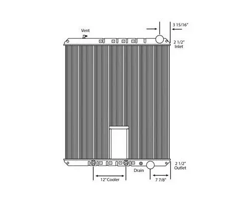 FREIGHTLINER COLUMBIA 112 RADIATOR ASSEMBLY