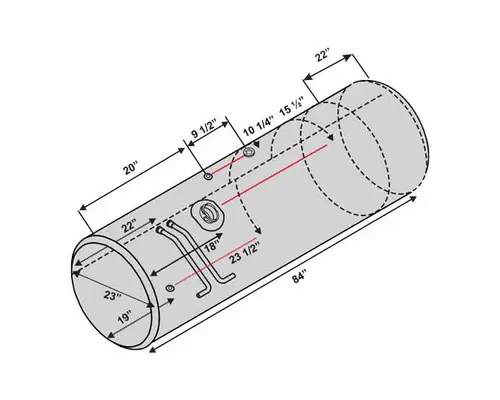 FREIGHTLINER COLUMBIA 120 2001-2015 FUEL TANK