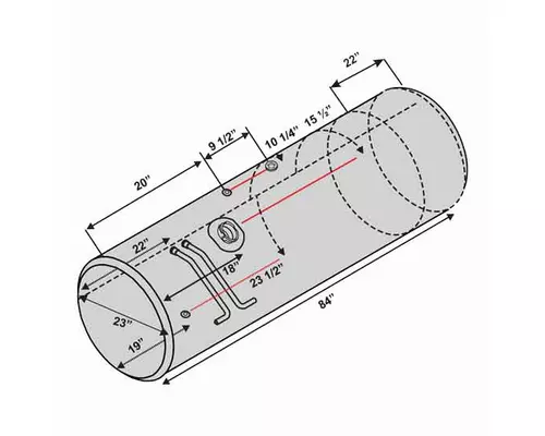 FREIGHTLINER COLUMBIA 120 2001-2015 FUEL TANK