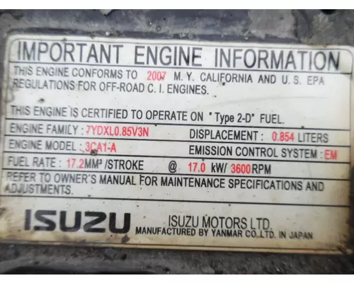 FREIGHTLINER COLUMBIA 120 AUXILIARY POWER UNIT