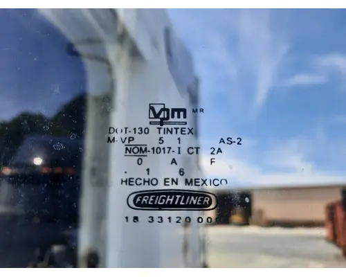 FREIGHTLINER COLUMBIA 120 GLASS, DOOR, FRONT